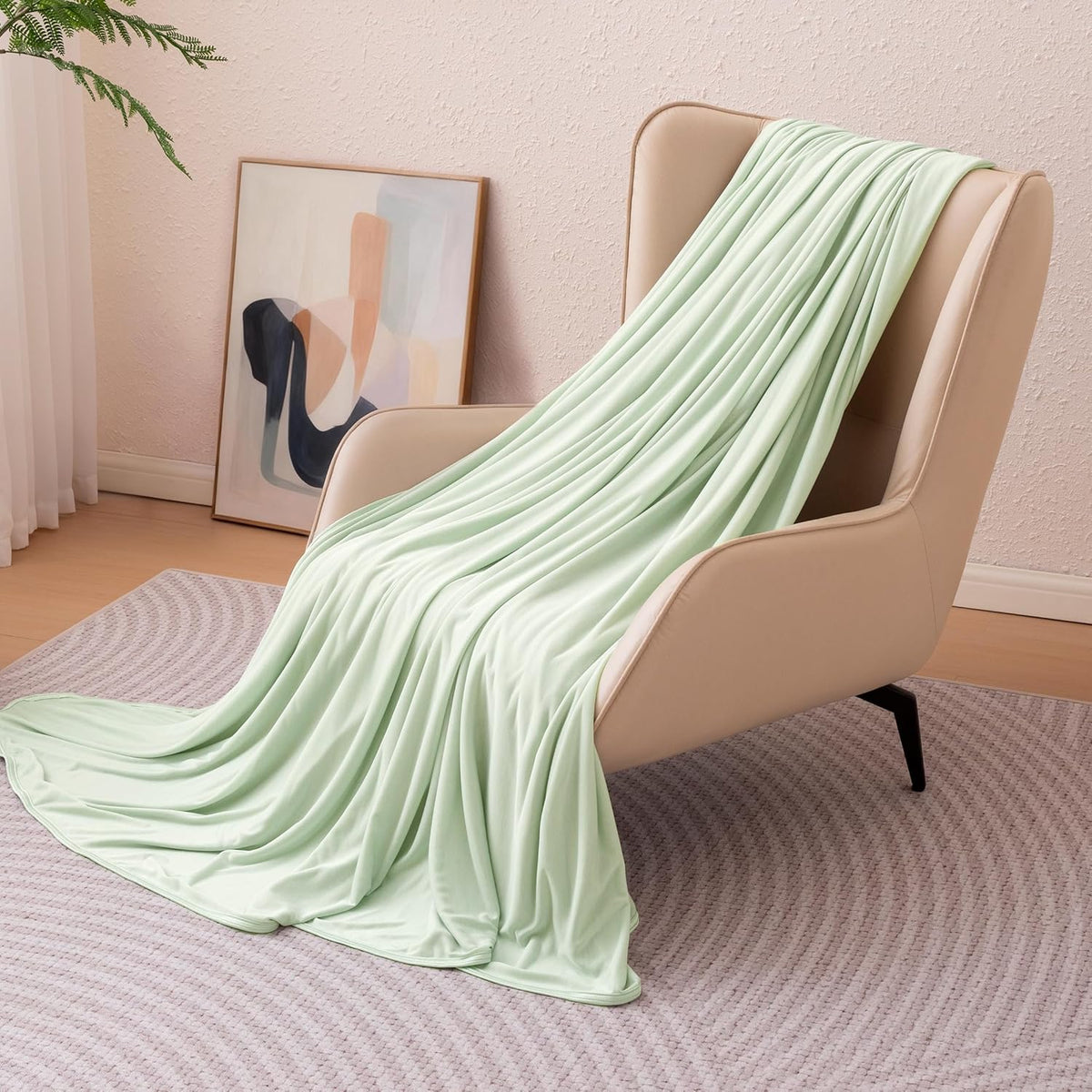Confort rafraîchissant | Couverture légère réversible pour personnes ayant chaud la nuit | Jeté fin et doux pour lit et canapé