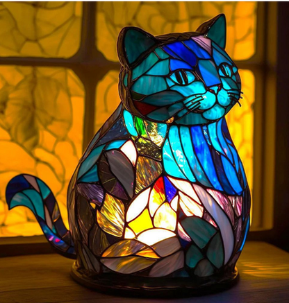 LED Animal Accent Lamp with Dimmable Glow for Bedside Nightstand Desk Shelf Living Room Bedroom Kids Room Home Decor Compact 4.7×5.9 in