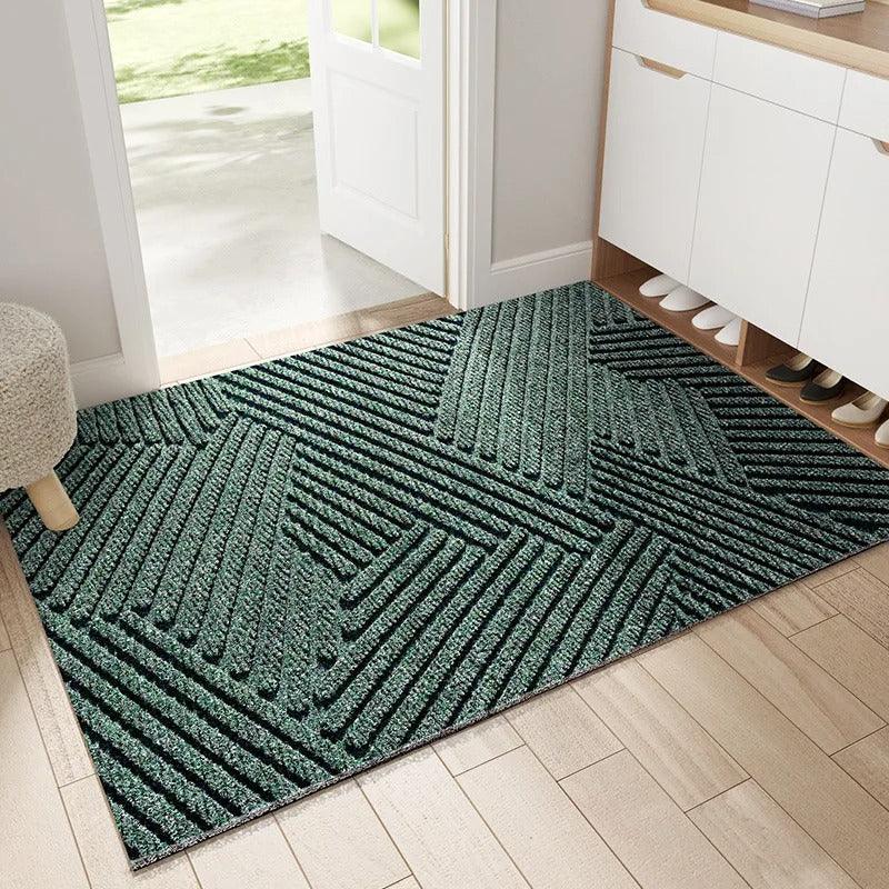 Non-Slip Indoor Outdoor Door Mat | Dirt Trapper Entryway Rug for Home & Patio | Heavy Duty Entrance Floor Mat
