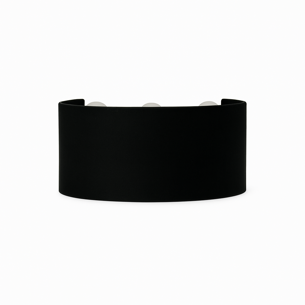 Modern LED Outdoor Wall Light Fixture Black or White for Porch, Garden & Entryway Lighting