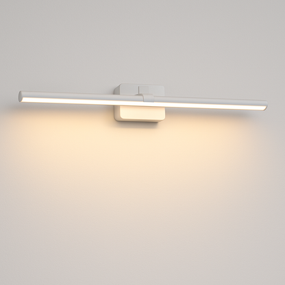 LED Bathroom Vanity Light Fixture – Slim Rectangular Wall Sconce for Mirror Lighting – Metal Bar Mount – Modern Design for Powder Room