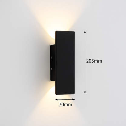Modern Aluminum LED Wall Sconce for Hallway, Bedroom & Living Room – Up/Down Light