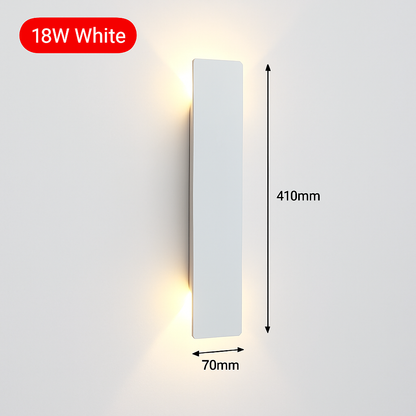 Modern Aluminum LED Wall Sconce for Hallway, Bedroom & Living Room – Up/Down Light