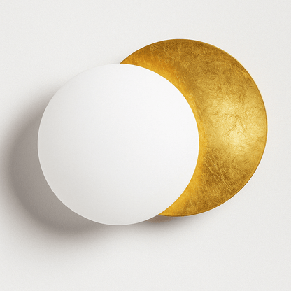 Applique murale Eclipse réglable, disque en métal rotatif de 12 pouces de diamètre, finition noire, éclairage d'ambiance pour chambre, salon, couloir, intérieur