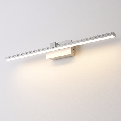 Aluminum Bathroom Vanity Light Bar | LED Mirror Wall Sconce for Modern Bath | Sleek Linear Design for Above Mirror Lighting | Black or