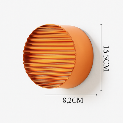 Applique murale LED circulaire contemporaine pour couloirs, chambres, salles de bain et salons