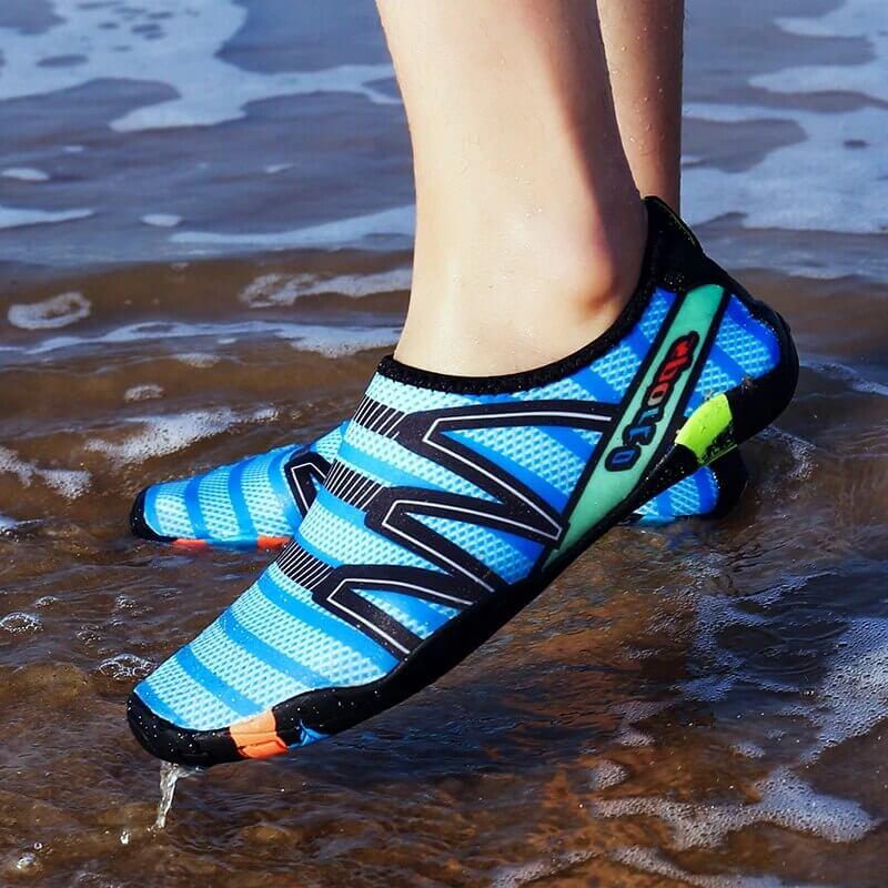 Quick-Dry Water Shoes for Swimming, Beach & Water Sports | Lightweight Aqua Socks with Drainage Holes & Anti-Slip Sole | Barefoot Wet