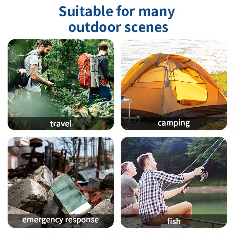 Portable Survival Water Purification Straw for Hiking, Camping & Emergency Preparedness – 4000L Capacity Filtration System with 0.01