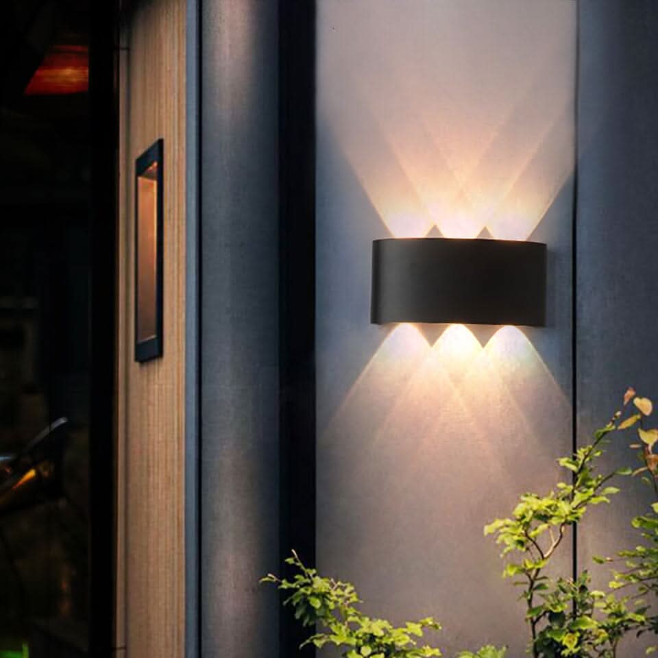 LED Exterior Sconce Weatherproof Aluminum 10 Inch for Porch Patio Entryway Wall Mount Energy Saving Fixture for Home Security Accent Lightin
