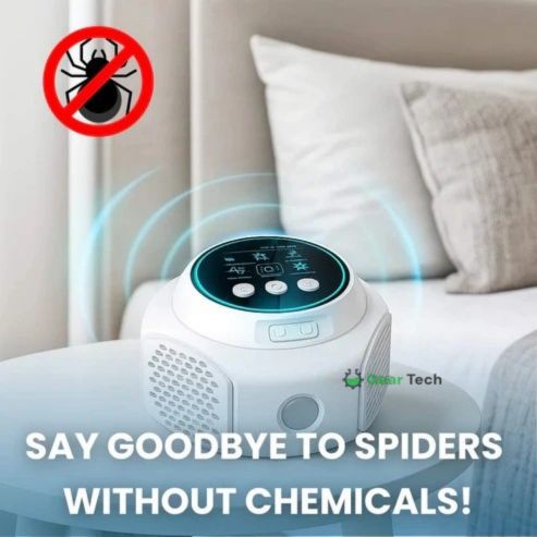 HomeGuard | Répulsif à ultrasons contre les araignées sans produits chimiques | Lutte antiparasitaire sans danger pour les familles