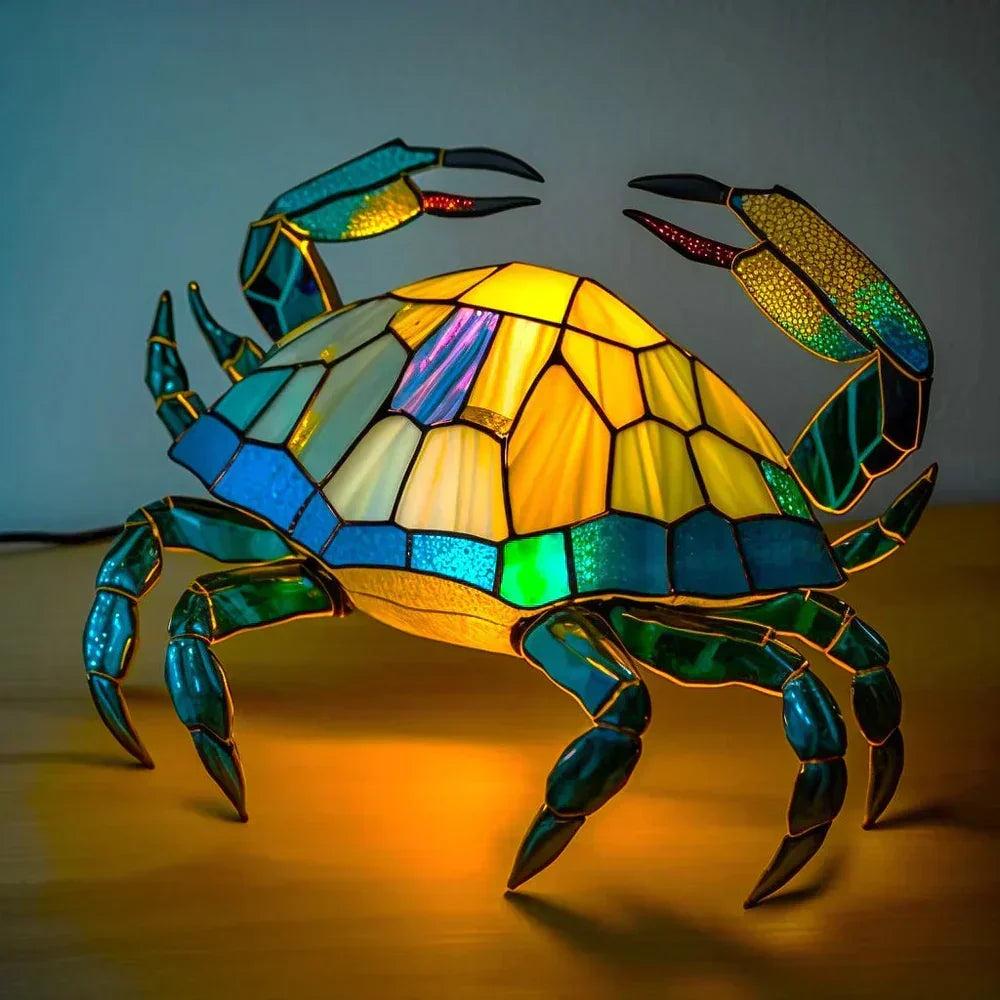 Decorative Animal Night Light Handcrafted Glass Sculpture Table Accent 12 in Tall for Bedroom Living Room Nightstand Decor 20 Wildlife