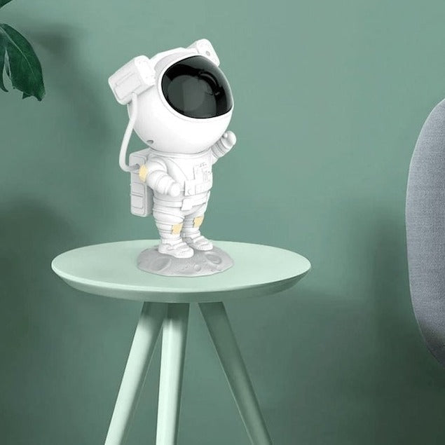 Space Star Projector Night Light with Removable Astronaut Figure for Bedroom & Kids Room | RGB LED Nebula Ceiling Lamp with Remote Control T