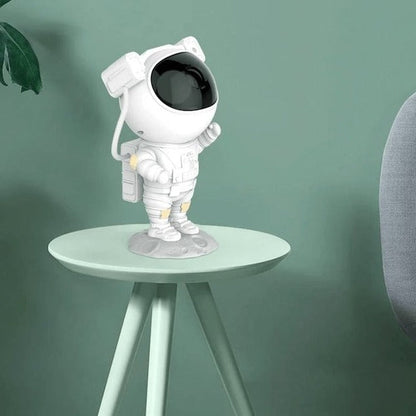 Space Star Projector Night Light with Removable Astronaut Figure for Bedroom & Kids Room | RGB LED Nebula Ceiling Lamp with Remote Control T