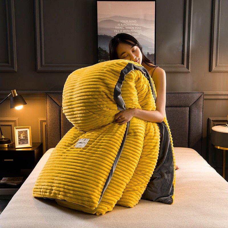 Housse de couette en polaire pelucheuse pour lit Queen/King, parure de lit texturée côtelée verte, housse de couette thermique isolante poids hiver pour nuits froides, chambre
