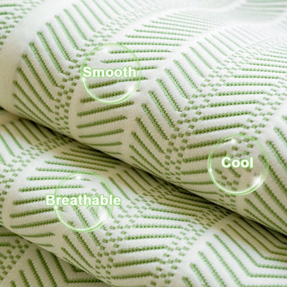 Textured Throw Blanket with Decorative Scalloped Trim for Couch, Chair & Bed – All-Season Microfiber Protection