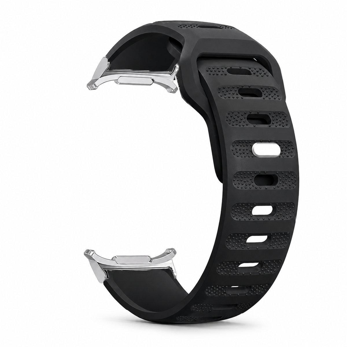 Flexible Silicone Sport Watch Band for Samsung Galaxy Watches – Vented Athletic Design with 13 Colors for 40mm 44mm 46mm 47mm