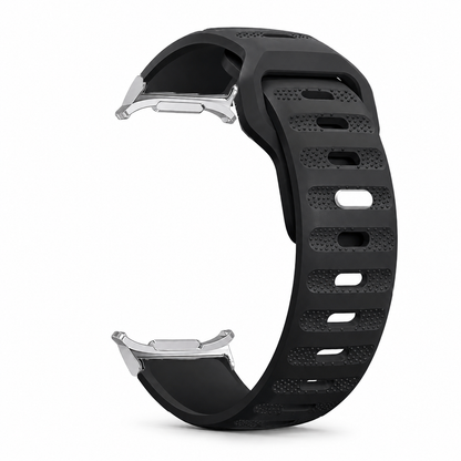 Flexible Silicone Sport Watch Band for Samsung Galaxy Watches – Vented Athletic Design with 13 Colors for 40mm 44mm 46mm 47mm