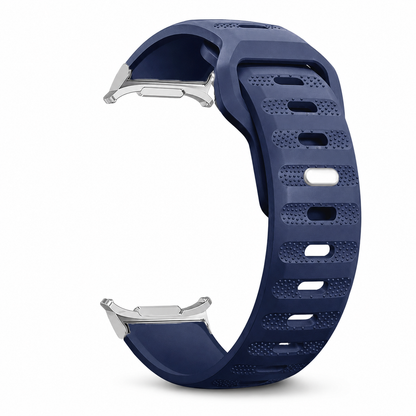 Flexible Silicone Sport Watch Band for Samsung Galaxy Watches – Vented Athletic Design with 13 Colors for 40mm 44mm 46mm 47mm
