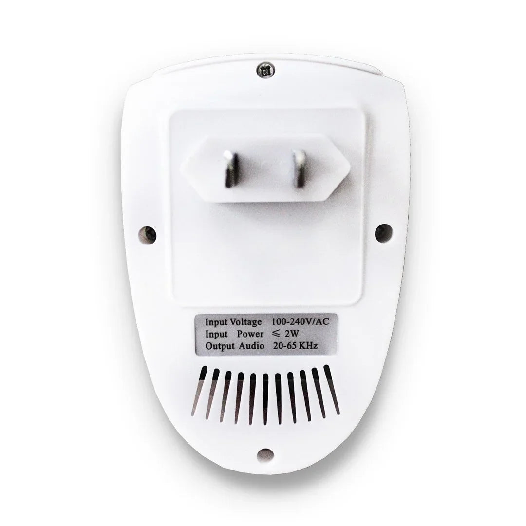 Electronic Pest Deterrent Plug-In Device for Home Protection Against Insects and Rodents – Safe Ultrasonic Wave Technology – Silent