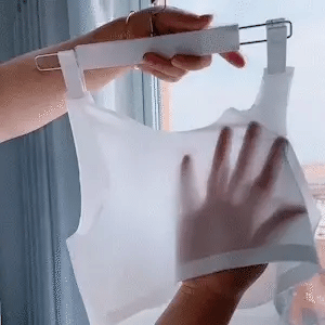 Soutien-gorge sans coutures, effet fraîcheur en soie glacée, sans armatures et coussinets amovibles