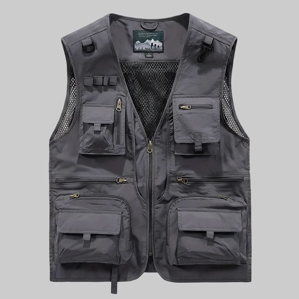POCKETNEST – Casual Outdoor Vest with Secure Zipper Pockets