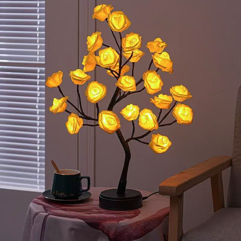 ROSEGLOW – Veilleuse florale pour un éclairage décoratif élégant