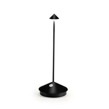 Lampe d'accentuation LED sans fil, 30 cm de haut, rechargeable sur batterie, intensité réglable, lumière chaude, structure en métal, pour patio, salle à manger ou table de chevet