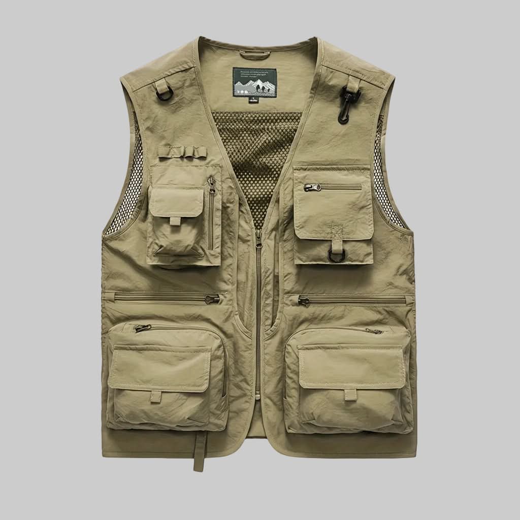 POCKETNEST – Casual Outdoor Vest with Secure Zipper Pockets