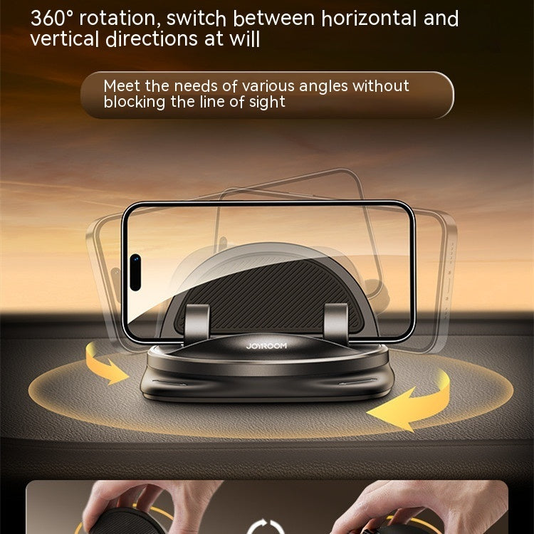Support de téléphone pour tableau de bord, support de téléphone en silicone pour voiture, support antidérapant avec rotation à 360°, accessoires de voiture