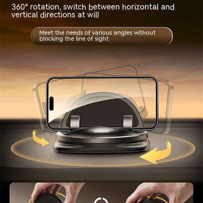 Support de téléphone pour tableau de bord, support de téléphone en silicone pour voiture, support antidérapant avec rotation à 360°, accessoires de voiture