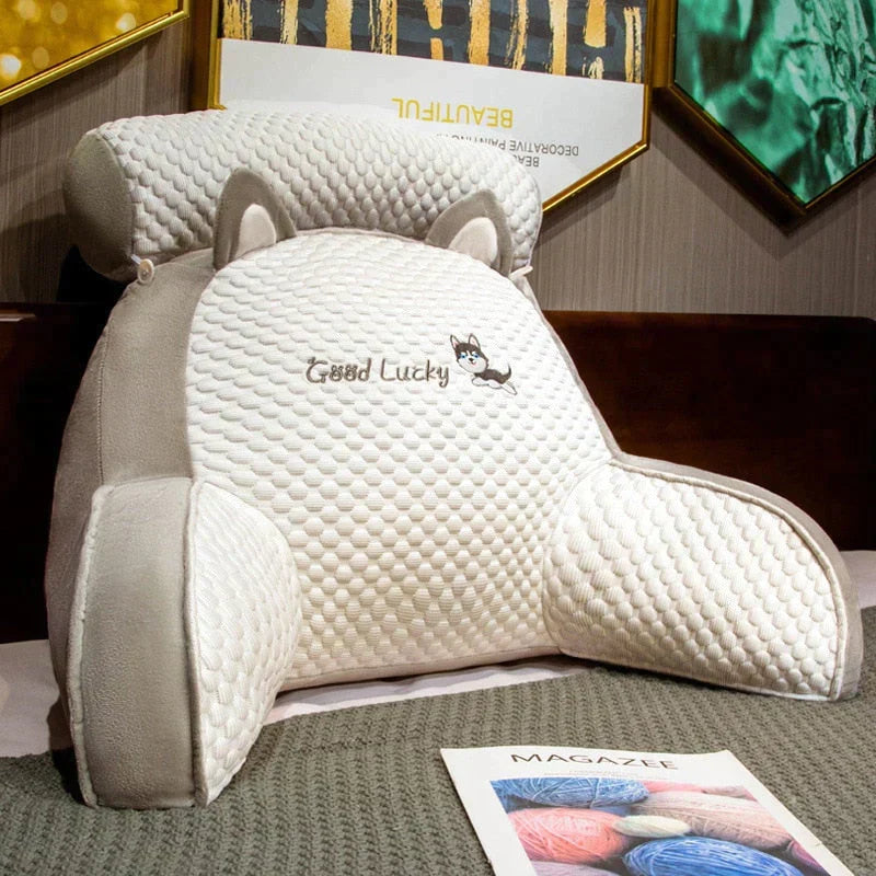 Coussin de soutien lombaire en mousse à mémoire de forme pour chaises et véhicules, correcteur de posture, coussin de soulagement de 42 cm de large pour siège de bureau à domicile et voiture