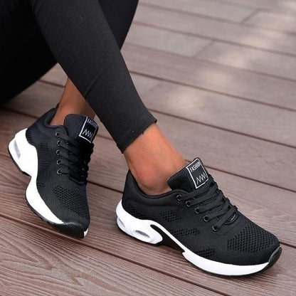 Cushioned Walking Sneakers with Gel Sole for Foot & Back Support – Lightweight Breathable Shoes for Women & Men