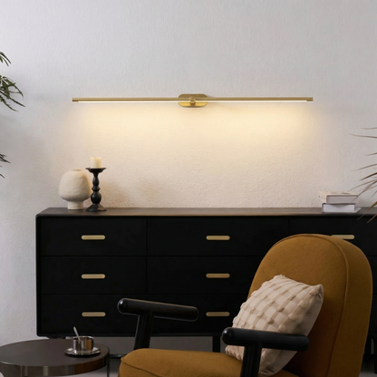 LED Vanity Light Bar for Bathroom Mirror – Minimalist Metal Wall Sconce with Warm White Lighting