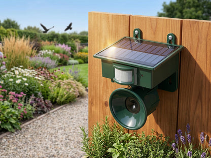 Ortekor Solar Powered Ultrasonic Bat Repellent | Humane Deterrent for Effective Wildlife Management
