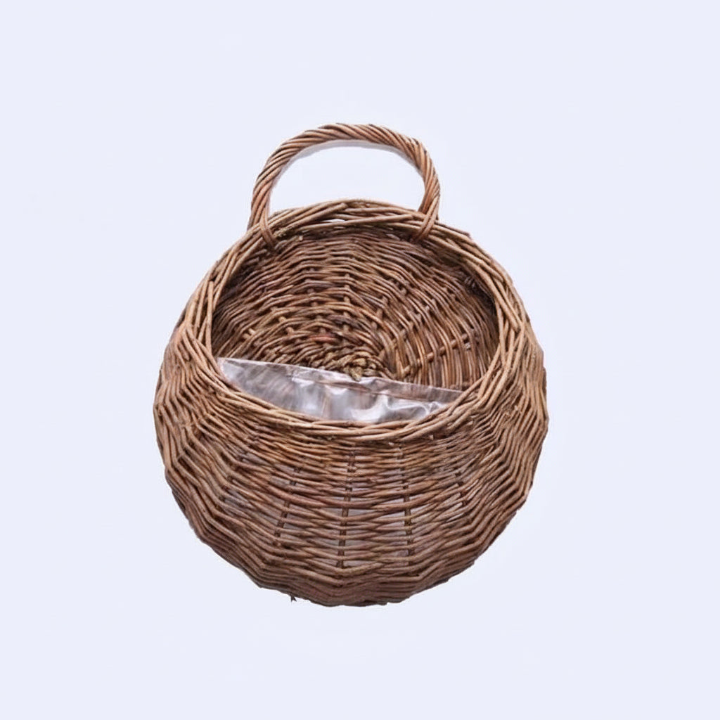 VINEHAVEN – Hanging Wicker Wall Planter Basket