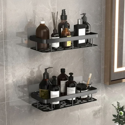 ALUVAULT – Aluminum Alloy Wall Mounted Bathroom Shelf Organizer