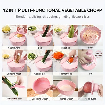 CHOPNOVA – 12 In 1 Multifunction Vegetable Chopper Slicer