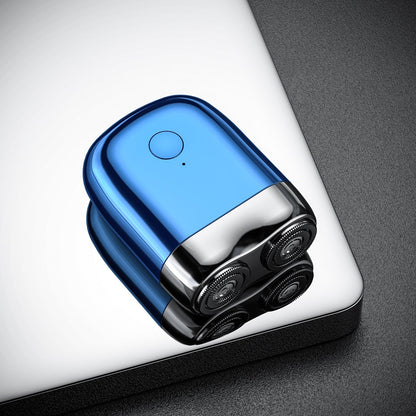 Compact USB Rechargeable Travel Shaver for Men | Cordless Electric Razor for Face & Head | Portable Grooming Kit for Quick Touch-Ups