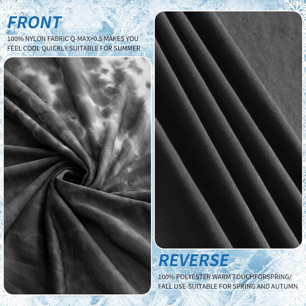 Confort Fraîcheur | Couverture rafraîchissante pour personnes ayant chaud avec technologie Arc-Chill | Jeté d'été léger et respirant pour le voyage et l'extérieur