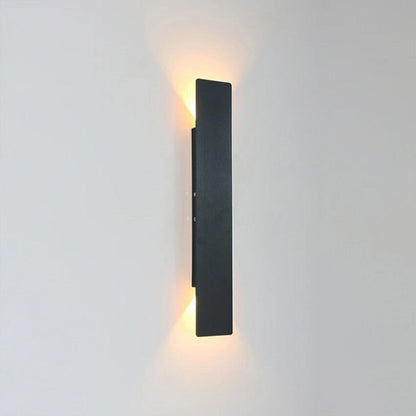 Applique murale LED d'extérieur en aluminium, luminaire étanche haut et bas pour patio, jardin, entrée, éclairage extérieur moderne, 2W-24W