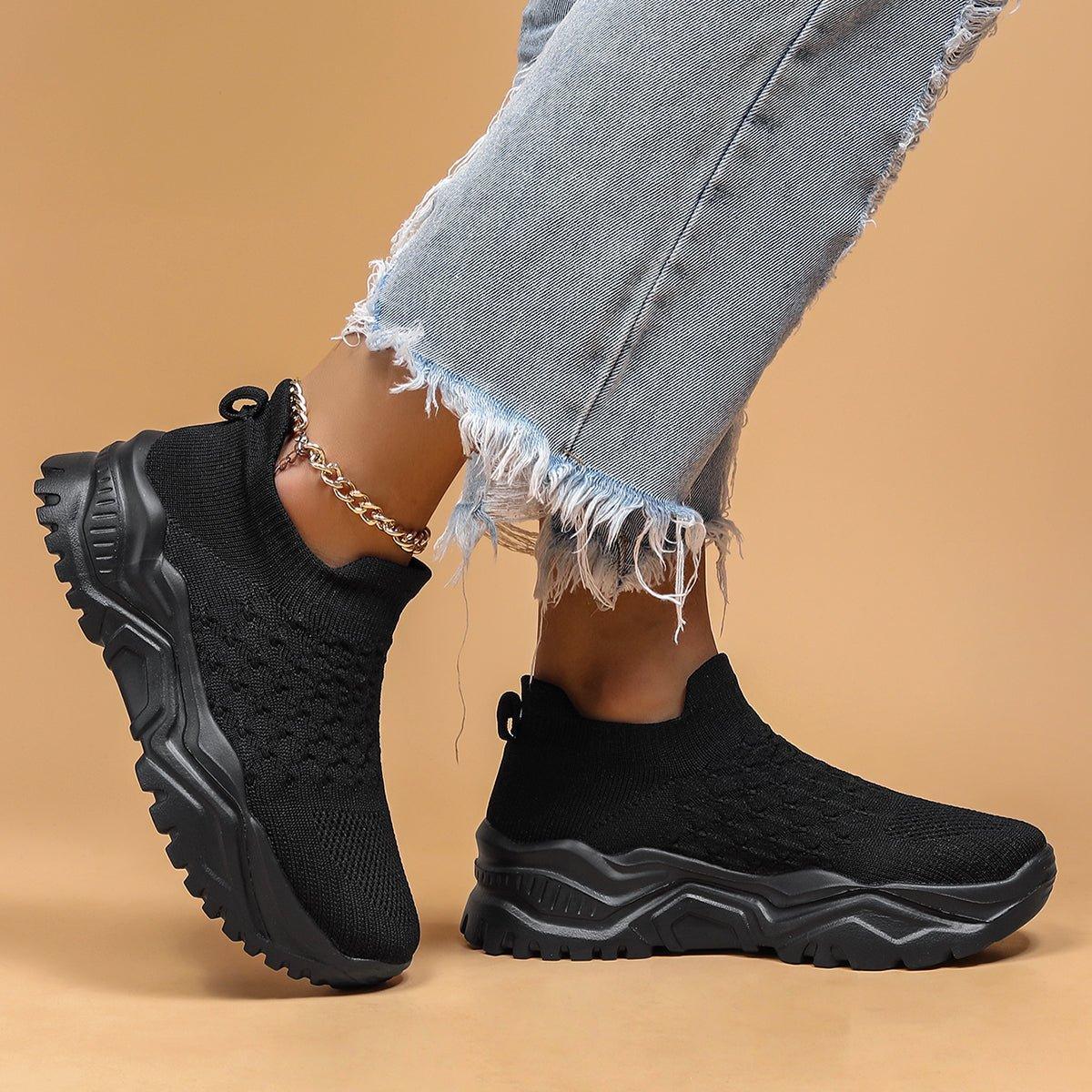 Cushioned Arch-Support Slip-On Sneakers for Women & Men – Lightweight Walking Shoes with Plush Foam Sole, Hands-Free Design for All-Day