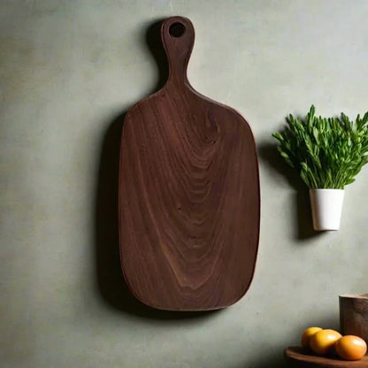 Walnut Wood Prep and Presentation Platter for Charcuterie, Cheese, Bread & Kitchen Use | Natural Hardwood Carving Surface