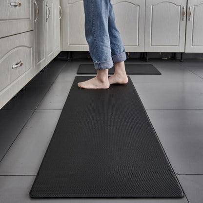 Cushioned Kitchen Floor Mat Anti-Fatigue Standing Comfort Runner Non-Slip Waterproof PVC Foam Pad for Cooking Prep Sink Area Home Chef