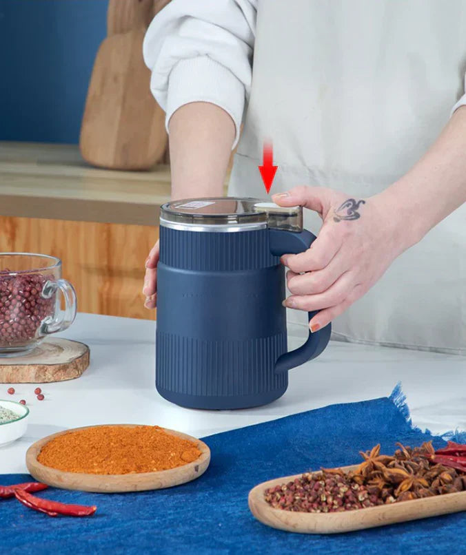Electric Countertop Flour Mill for Whole Grains, Coffee Beans, Spices & Seeds – Stainless Steel Home Grinding Machine