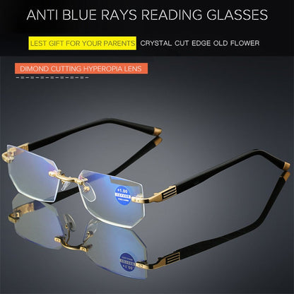 Progressive No-Line Reading Glasses with Blue Light Filter – Computer Readers for Men & Women
