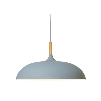 Wood and Iron Drop Light 14-24 Inches Diameter for Kitchen Island Dining Table Modern Minimalist Fixture E27 Socket Cord Height Adjustable