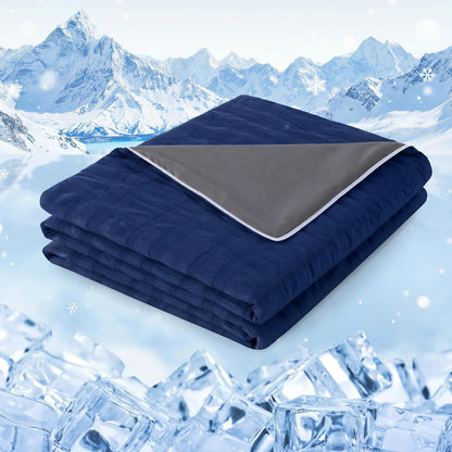 Confort douillet | Couverture rafraîchissante au design réversible | Légère et respirante pour les personnes ayant chaud en dormant
