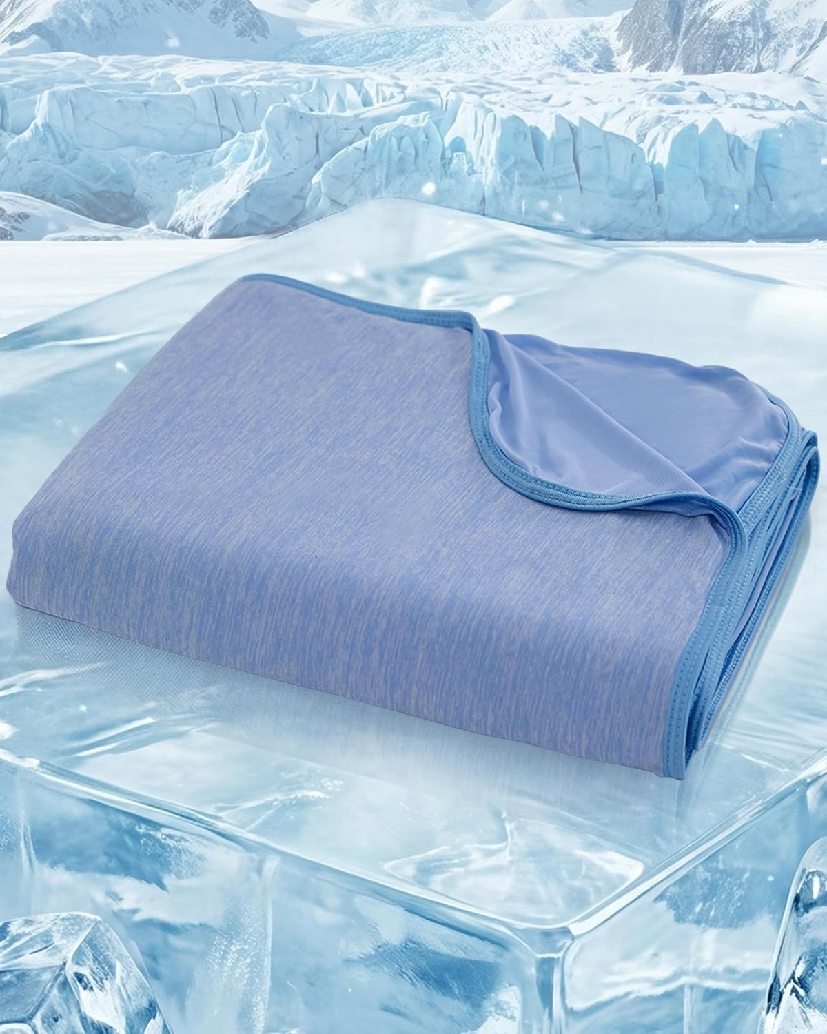 Confort Fraîcheur | Couverture rafraîchissante pour personnes ayant chaud la nuit avec Q-Max > 0,4 | Design léger et respirant pour des nuits réparatrices