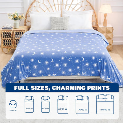 Confort douillet | Couverture rafraîchissante en tissu double face | Couverture d'été légère pour les dormeurs ayant chaud et les voyages