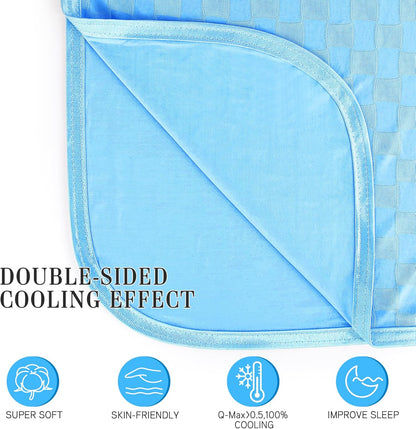 Chill Comfort | Cooling Summer Blanket with Double-Sided Cold Effect | Breathable & Lightweight for Hot Sleepers